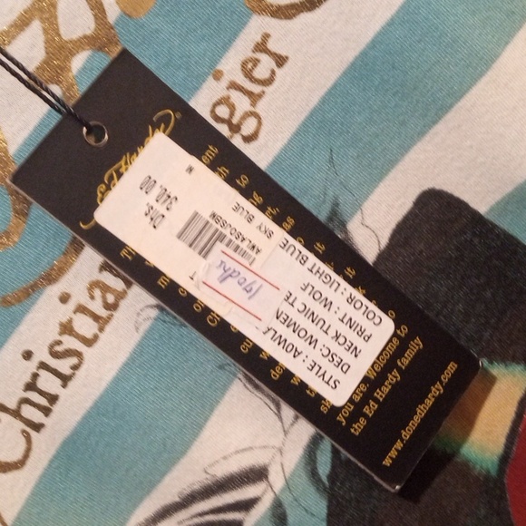 Christian Audigier/Ed Hardy Graphic T Wolf Ladies Hearts M - Picture 7 of 17